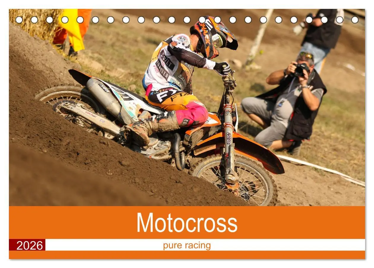 Cover: 9783457619810 | Motocross 2026 (Tischkalender 2026 DIN A5 quer), CALVENDO...