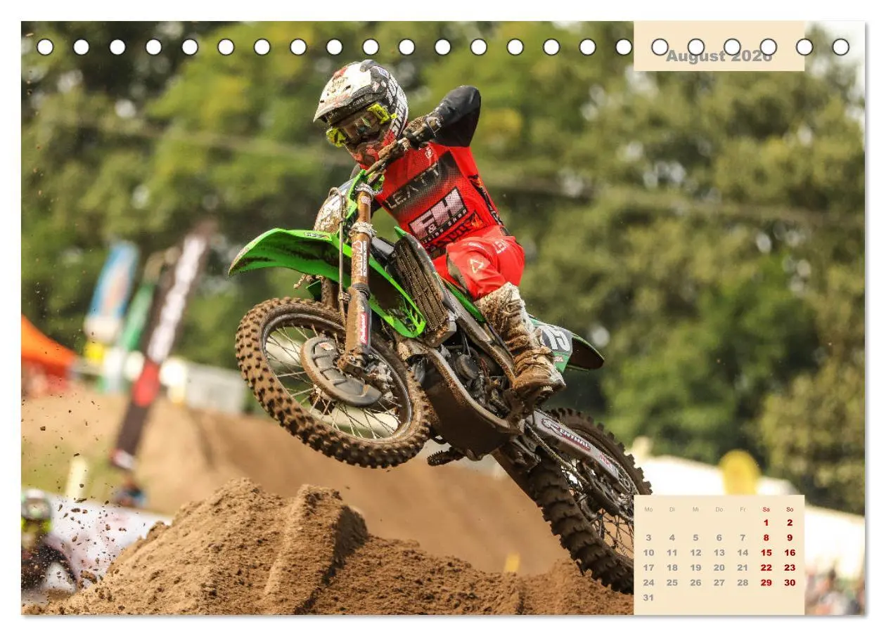 Bild: 9783457619810 | Motocross 2026 (Tischkalender 2026 DIN A5 quer), CALVENDO...