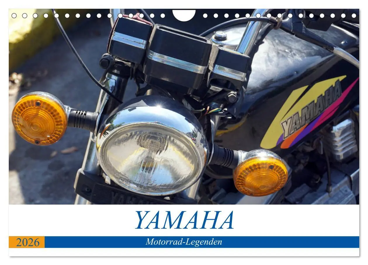 Cover: 9783457859810 | YAMAHA - Motorrad-Legenden (Wandkalender 2026 DIN A4 quer),...