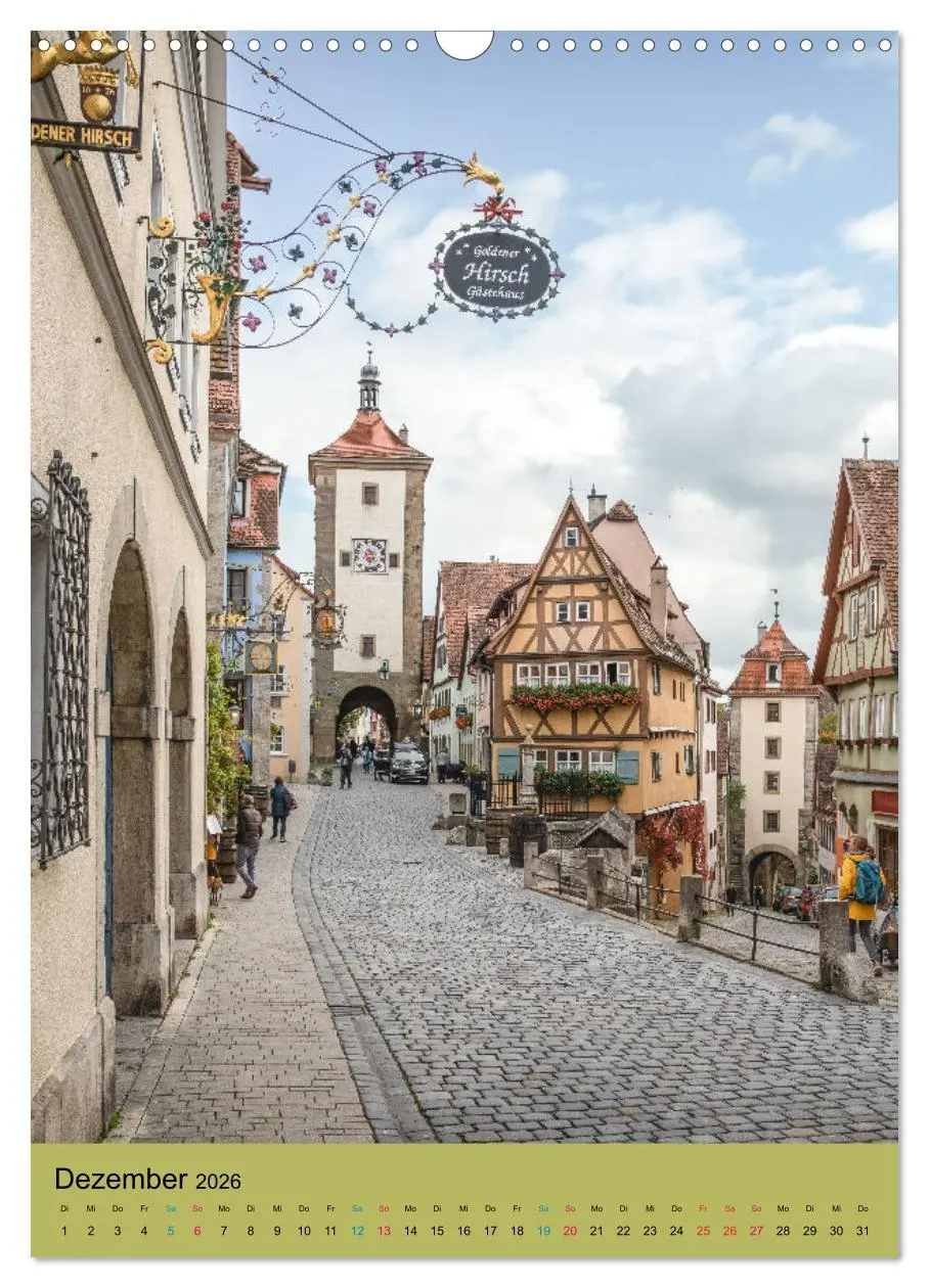 Bild: 9783516329810 | Rothenburg ob der Tauber (Wandkalender 2026 DIN A3 hoch), CALVENDO...