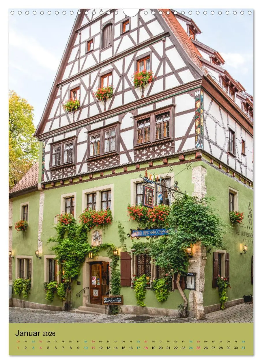 Bild: 9783516329810 | Rothenburg ob der Tauber (Wandkalender 2026 DIN A3 hoch), CALVENDO...
