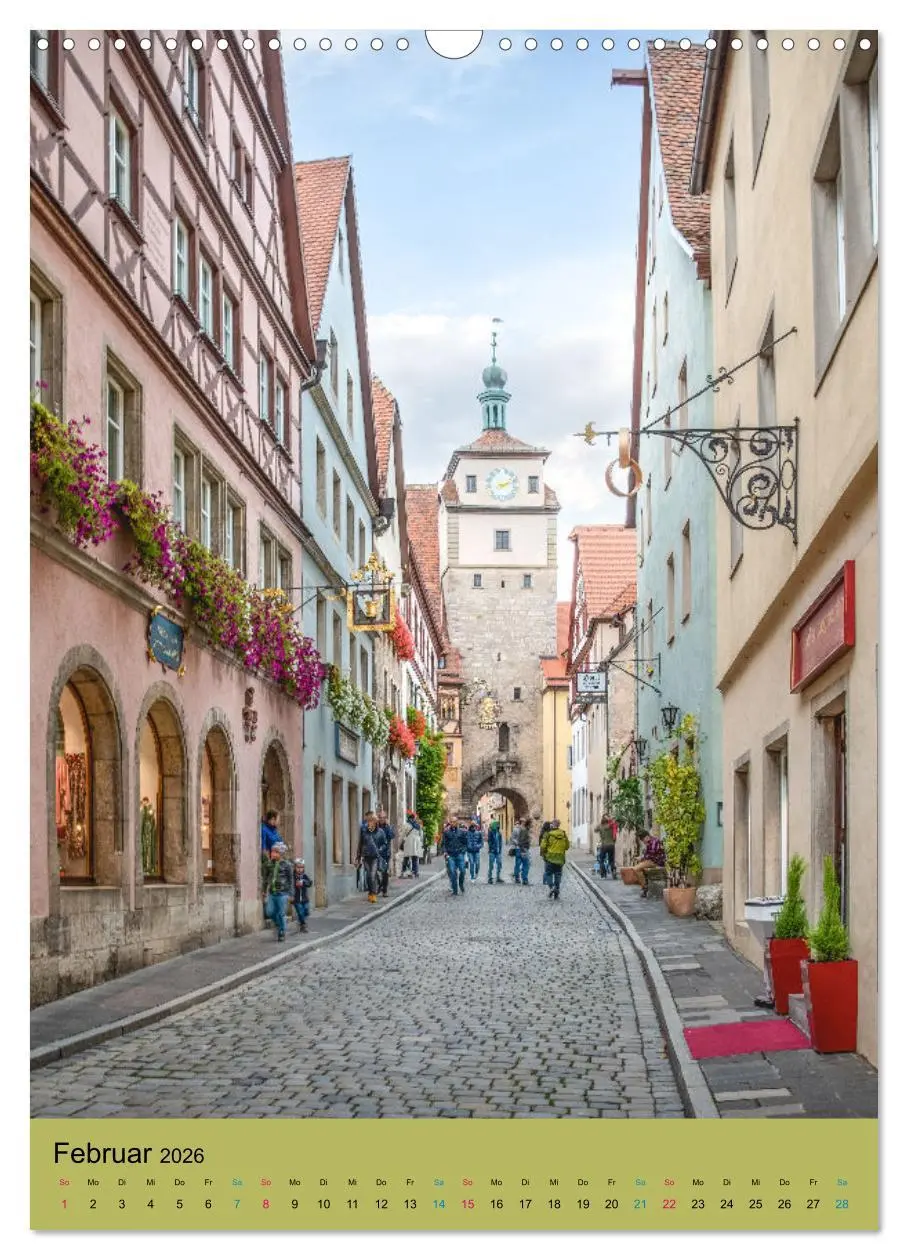 Bild: 9783516329810 | Rothenburg ob der Tauber (Wandkalender 2026 DIN A3 hoch), CALVENDO...