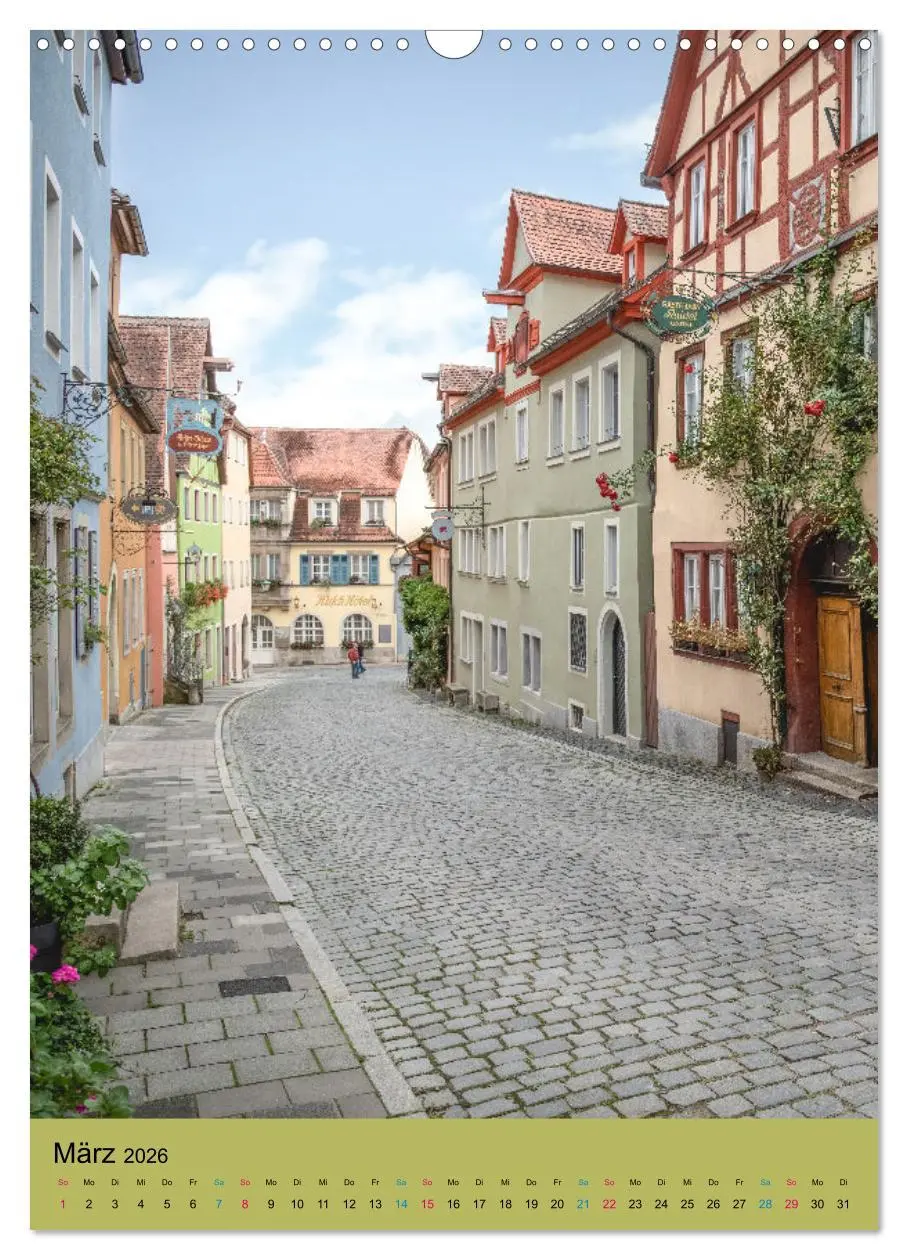 Bild: 9783516329810 | Rothenburg ob der Tauber (Wandkalender 2026 DIN A3 hoch), CALVENDO...