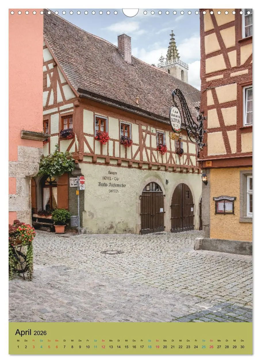 Bild: 9783516329810 | Rothenburg ob der Tauber (Wandkalender 2026 DIN A3 hoch), CALVENDO...