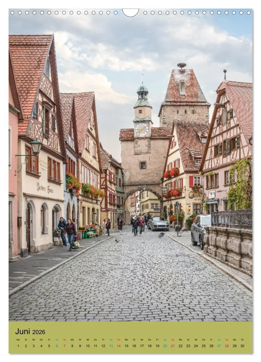 Bild: 9783516329810 | Rothenburg ob der Tauber (Wandkalender 2026 DIN A3 hoch), CALVENDO...