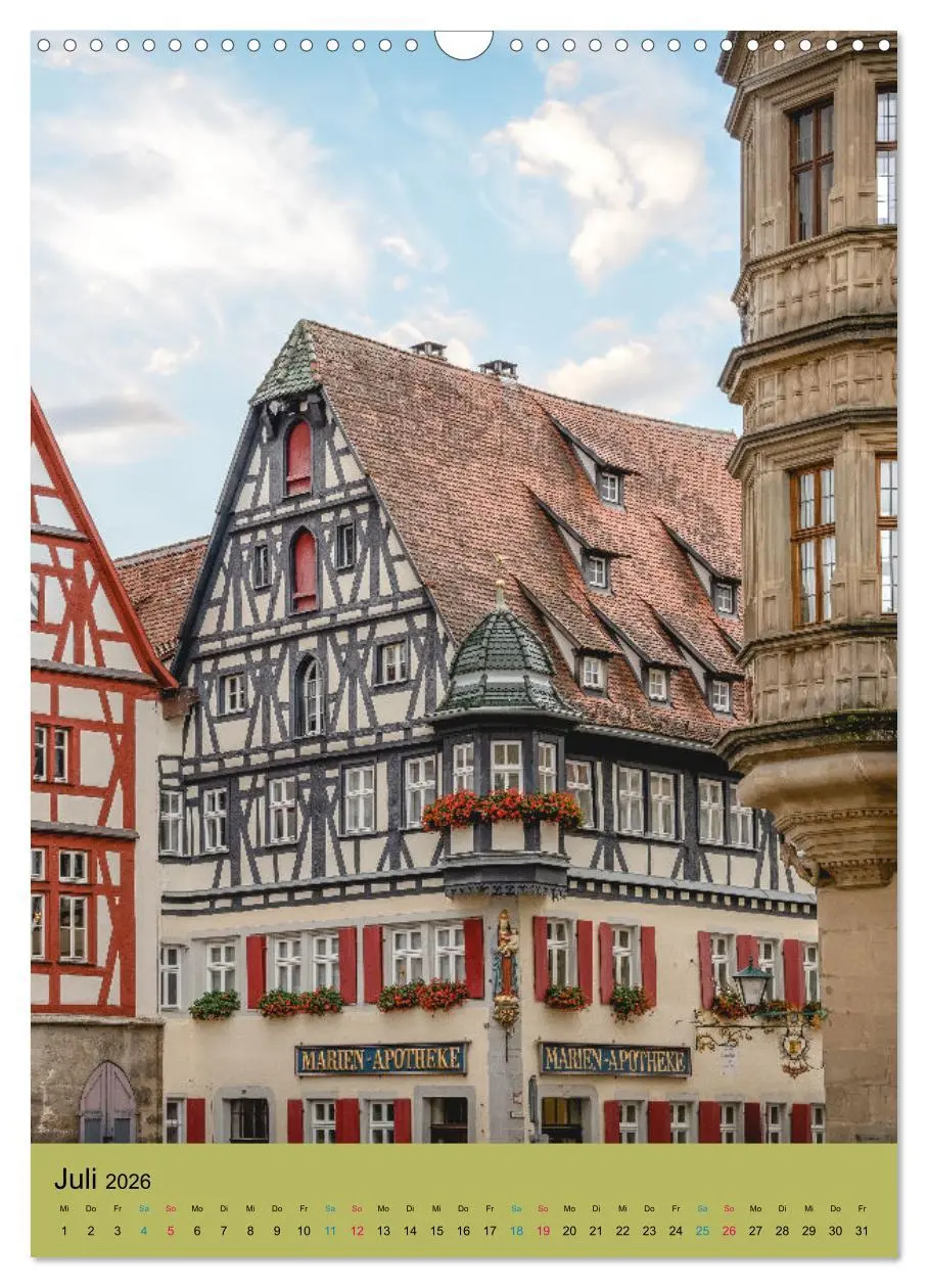 Bild: 9783516329810 | Rothenburg ob der Tauber (Wandkalender 2026 DIN A3 hoch), CALVENDO...
