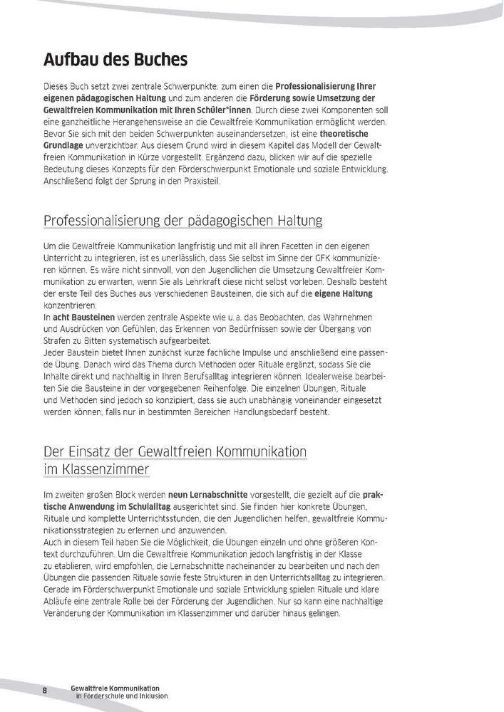 Bild: 9783834669810 | Gewaltfreie Kommunikation in Förderschule und Inklusion | Waidt | Buch