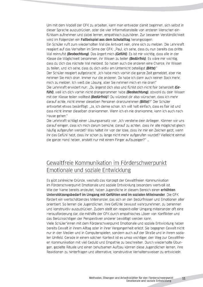 Bild: 9783834669810 | Gewaltfreie Kommunikation in Förderschule und Inklusion | Waidt | Buch