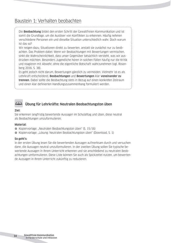Bild: 9783834669810 | Gewaltfreie Kommunikation in Förderschule und Inklusion | Waidt | Buch