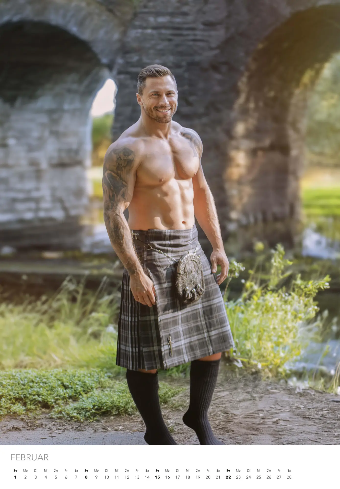 Bild: 9783966649810 | Men in Kilts Kalender 2026 | Schottlands stärkste Kerle. | Kalender