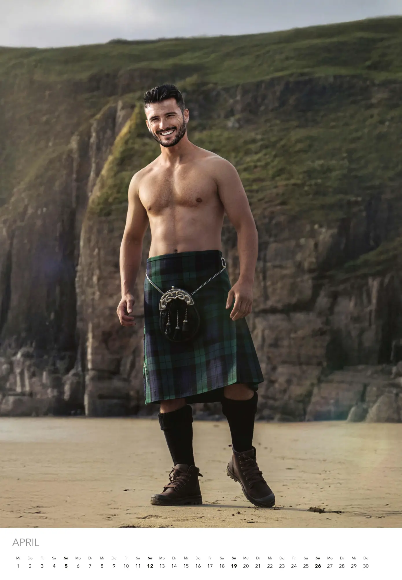Bild: 9783966649810 | Men in Kilts Kalender 2026 | Schottlands stärkste Kerle. | Kalender