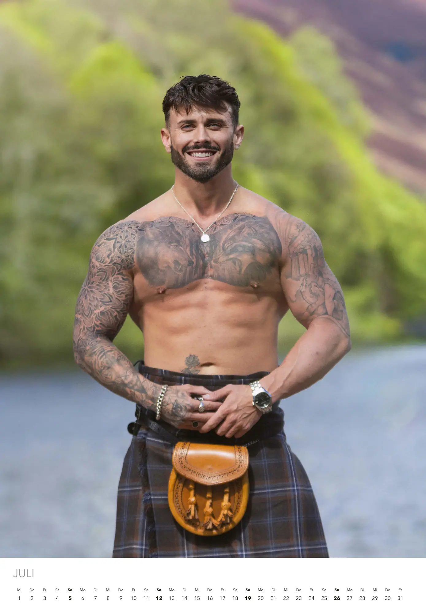Bild: 9783966649810 | Men in Kilts Kalender 2026 | Schottlands stärkste Kerle. | Kalender