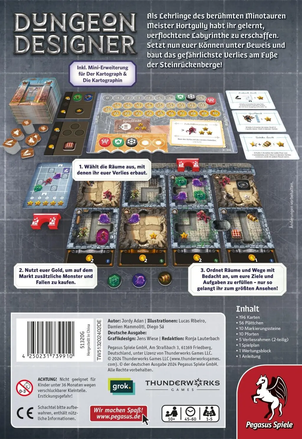Bild: 4250231739910 | Dungeon Designer | Spiel | 51320G | Deutsch | 2024 | EAN 4250231739910