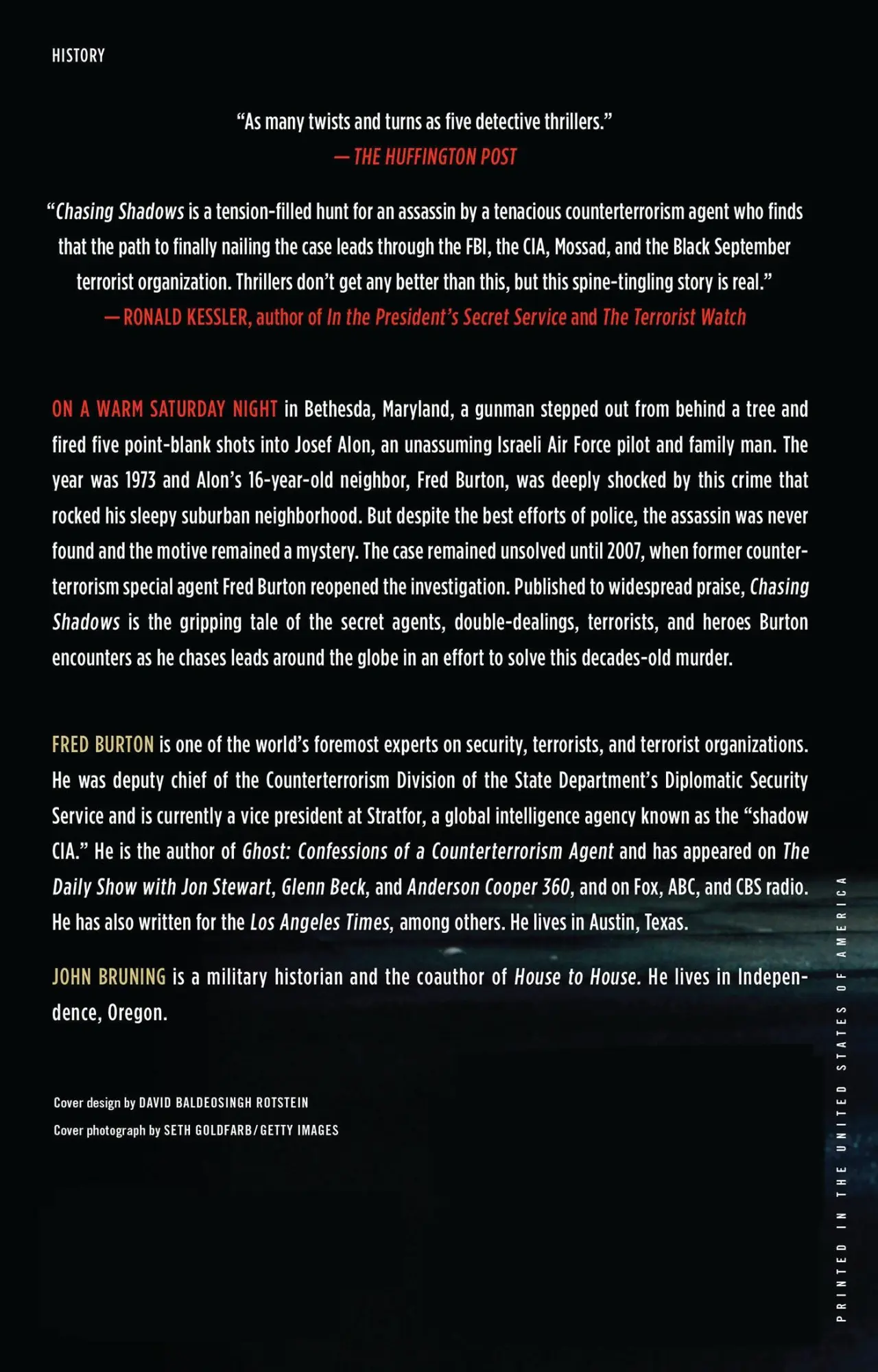Rückseite: 9780230339910 | Chasing Shadows | Fred Burton (u. a.) | Taschenbuch | Englisch | 2012