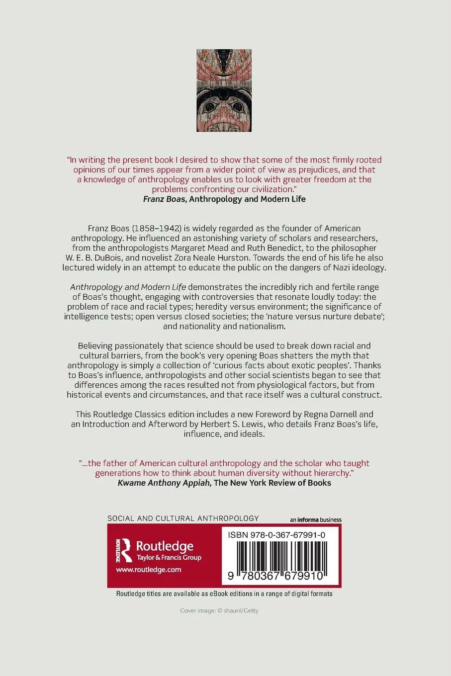 Rückseite: 9780367679910 | Anthropology and Modern Life | Franz Boas | Taschenbuch | Englisch
