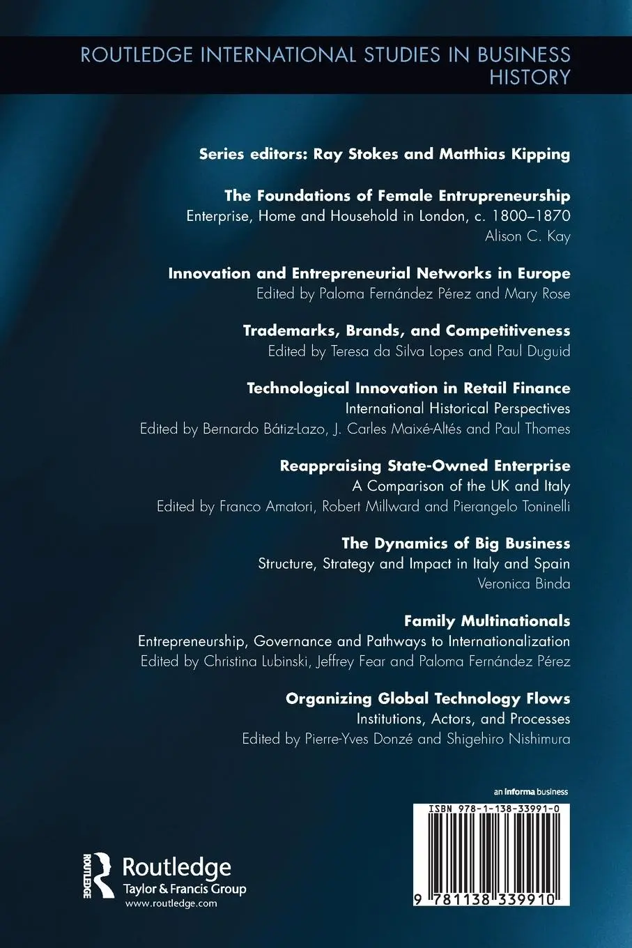 Rückseite: 9781138339910 | Organizing Global Technology Flows | Pierre-Yves Donzé (u. a.) | Buch