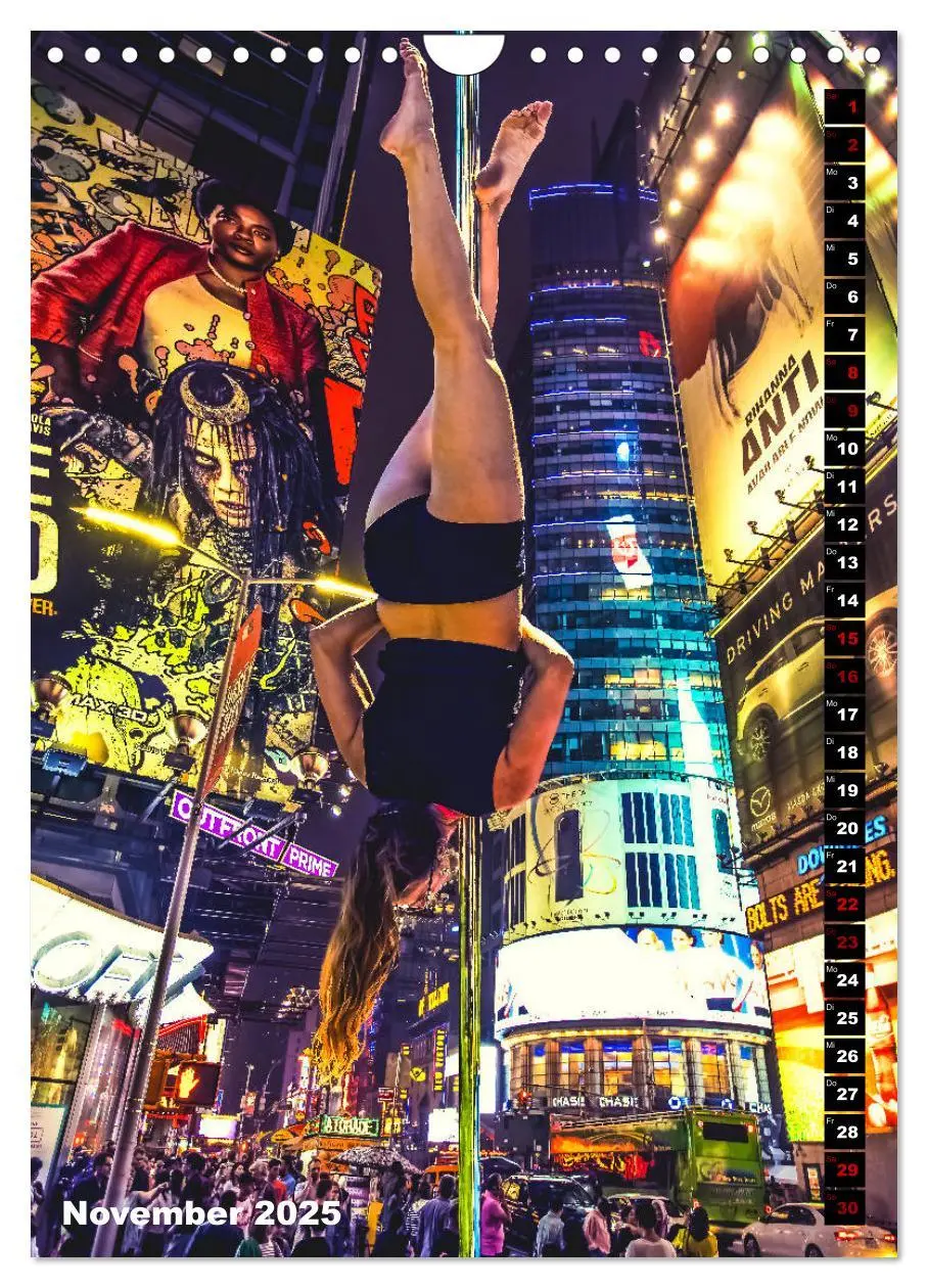 Bild: 9783435999910 | Poledance auf New Yorks Straßen (Wandkalender 2025 DIN A4 hoch),...