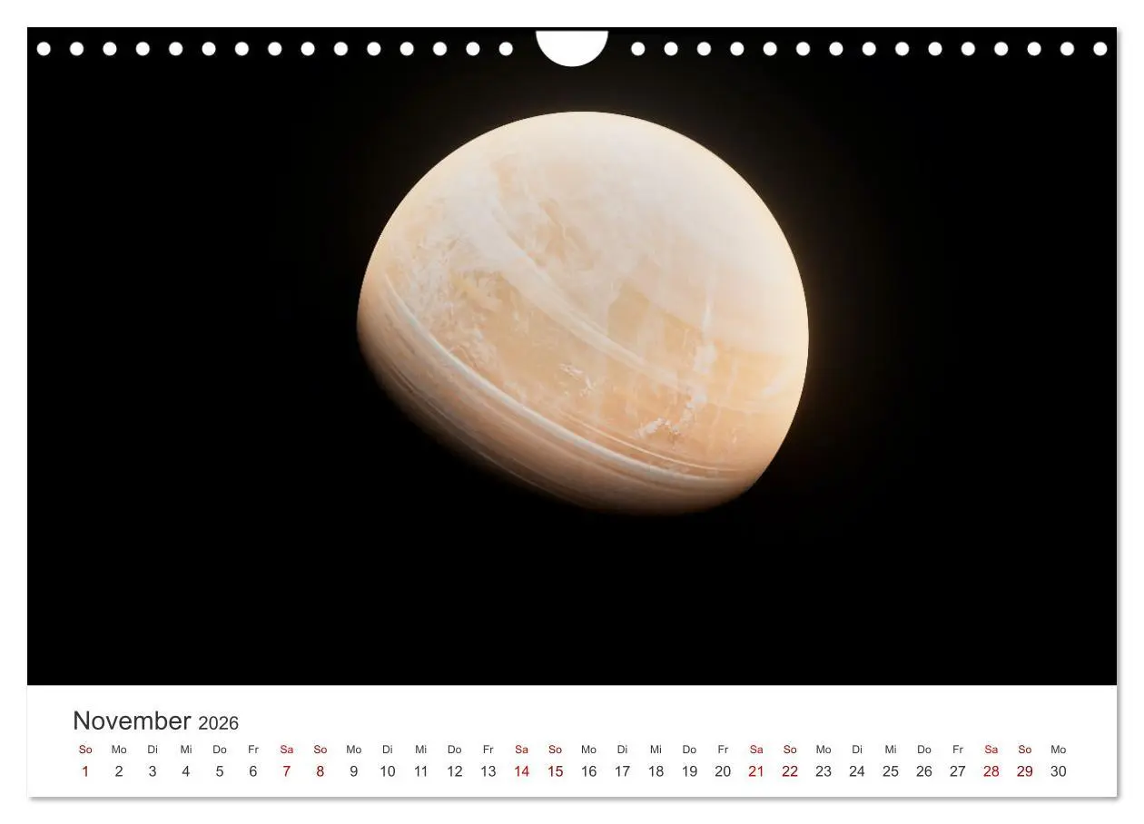 Bild: 9783457539910 | Planeten - Eine spektakuläre Reise ins All. (Wandkalender 2026 DIN...