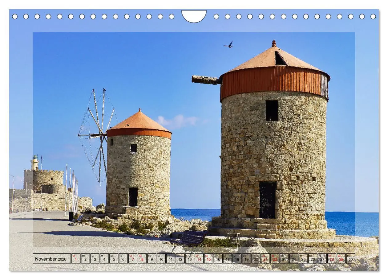 Bild: 9783457609910 | Schönes Rhodos (Wandkalender 2026 DIN A4 quer), CALVENDO...
