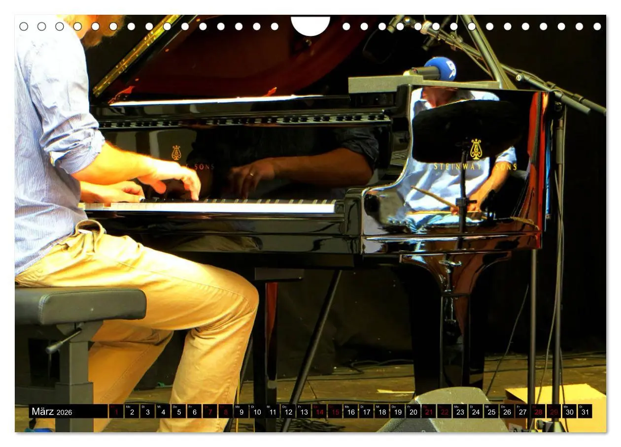 Bild: 9783457779910 | Jazz pur (Wandkalender 2026 DIN A4 quer), CALVENDO Monatskalender