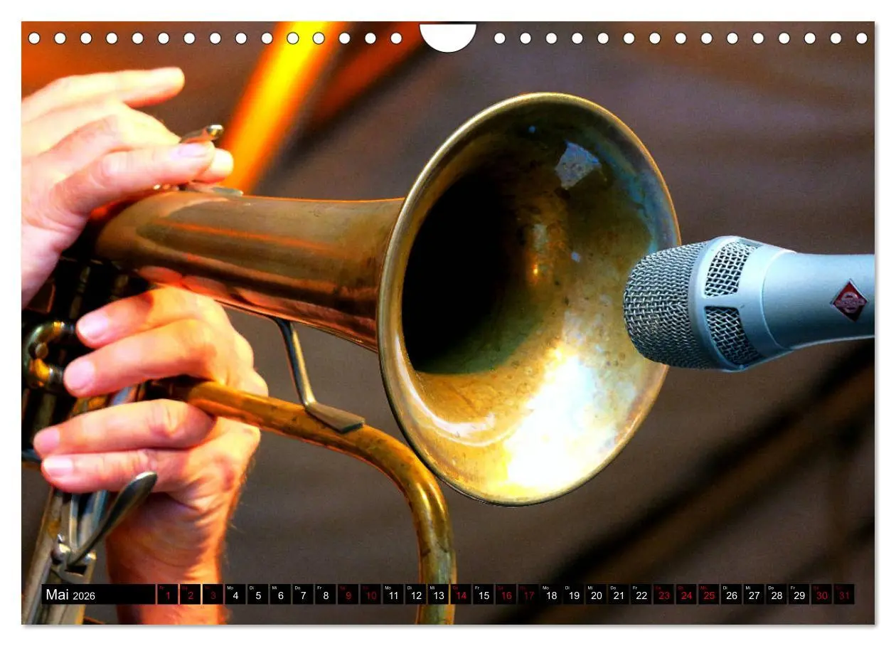 Bild: 9783457779910 | Jazz pur (Wandkalender 2026 DIN A4 quer), CALVENDO Monatskalender