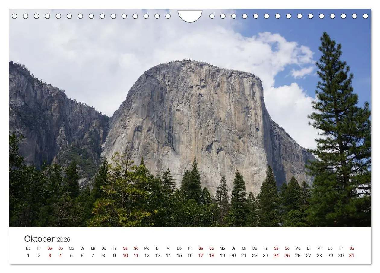 Bild: 9783457849910 | Yosemite - Nationalpark (Wandkalender 2026 DIN A4 quer), CALVENDO...