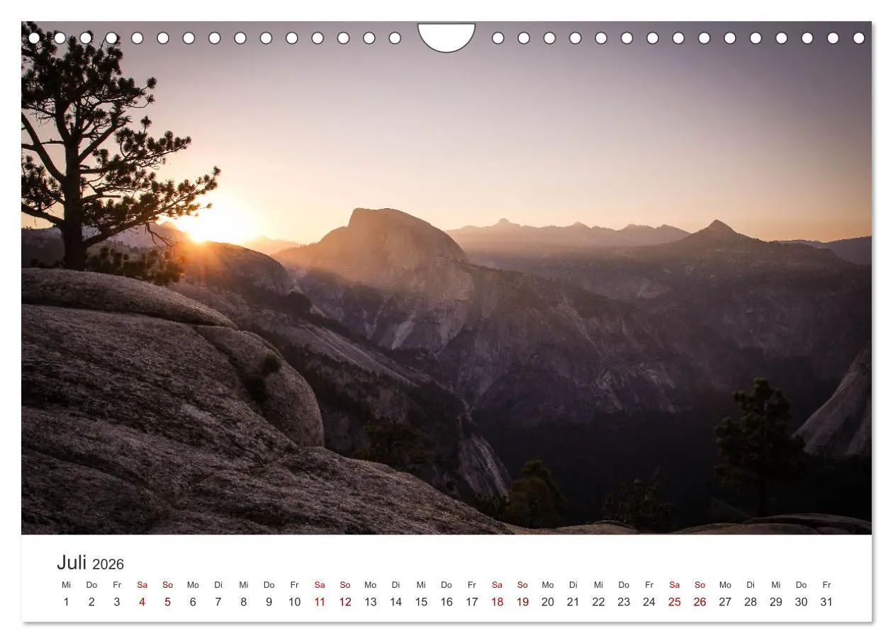 Bild: 9783457849910 | Yosemite - Nationalpark (Wandkalender 2026 DIN A4 quer), CALVENDO...