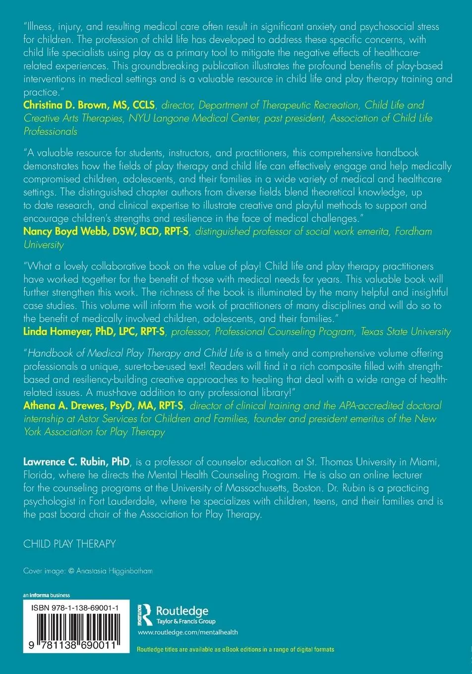 Rückseite: 9781138690011 | Handbook of Medical Play Therapy and Child Life | Lawrence C. Rubin