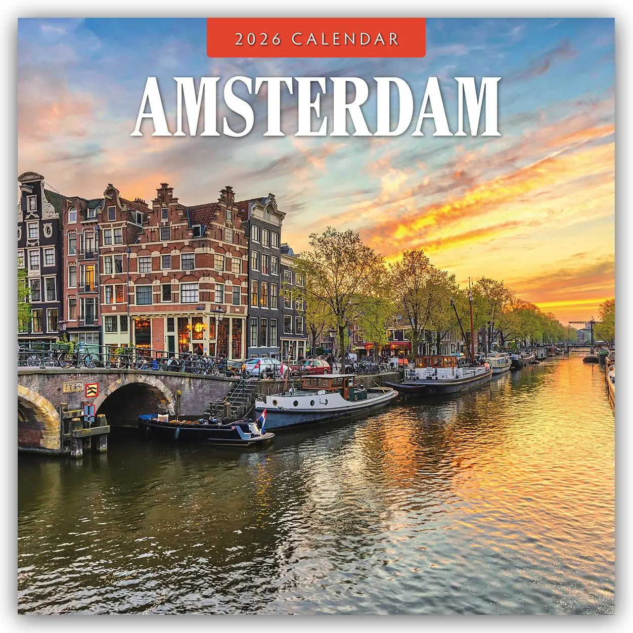 Cover: 9781837010011 | Amsterdam  2026 Square Wall Calendar | Red Robin | Taschenbuch | 14 S.