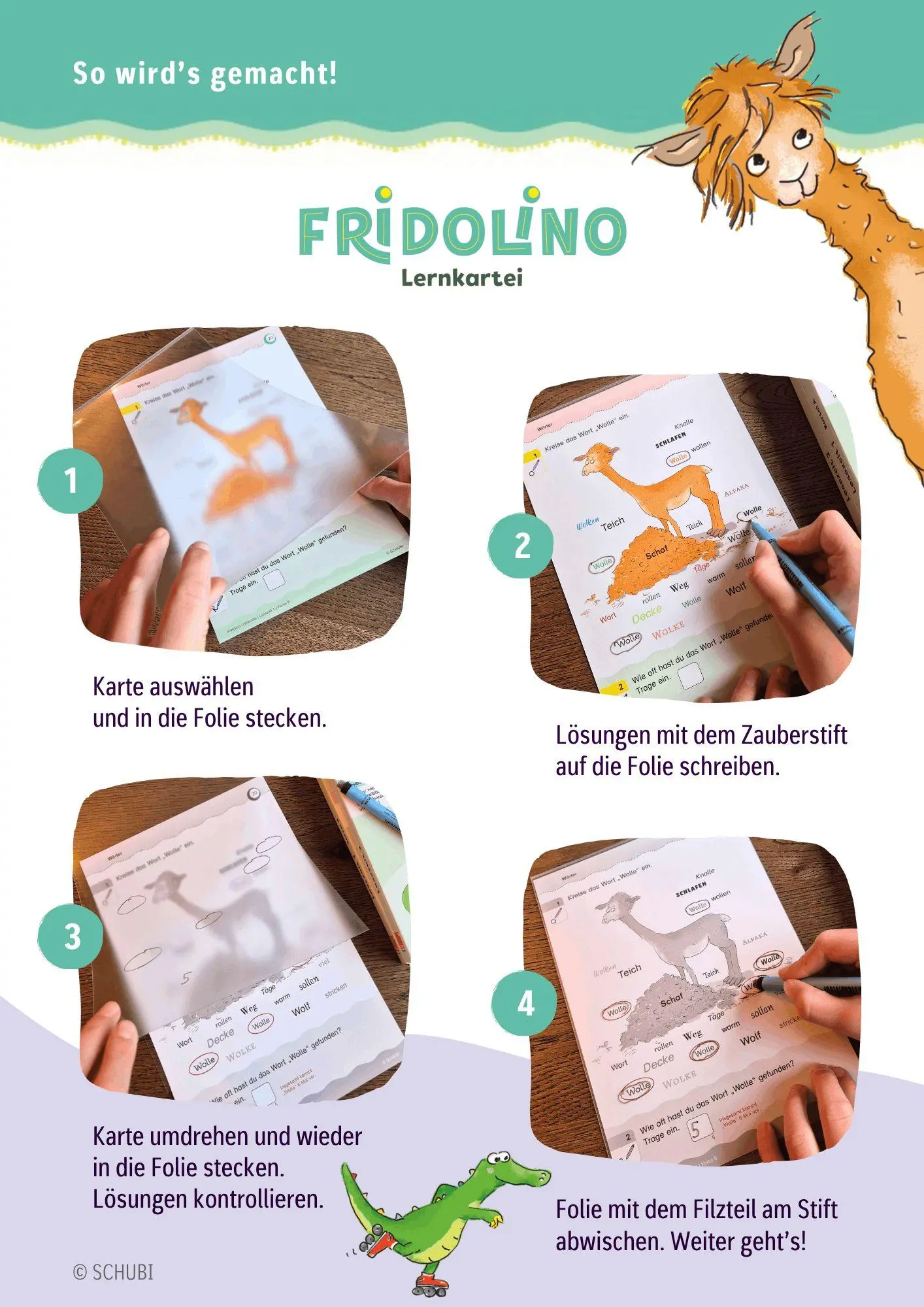 Bild: 9783072200011 | Fridolino-Lernkartei. Lesezeit 1. Schuljahr (Box A) | Deutsch | 2025