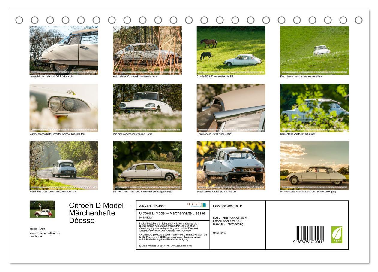 Bild: 9783435010011 | Citroën D Model ¿ Märchenhafte Déesse (Tischkalender 2025 DIN A5...