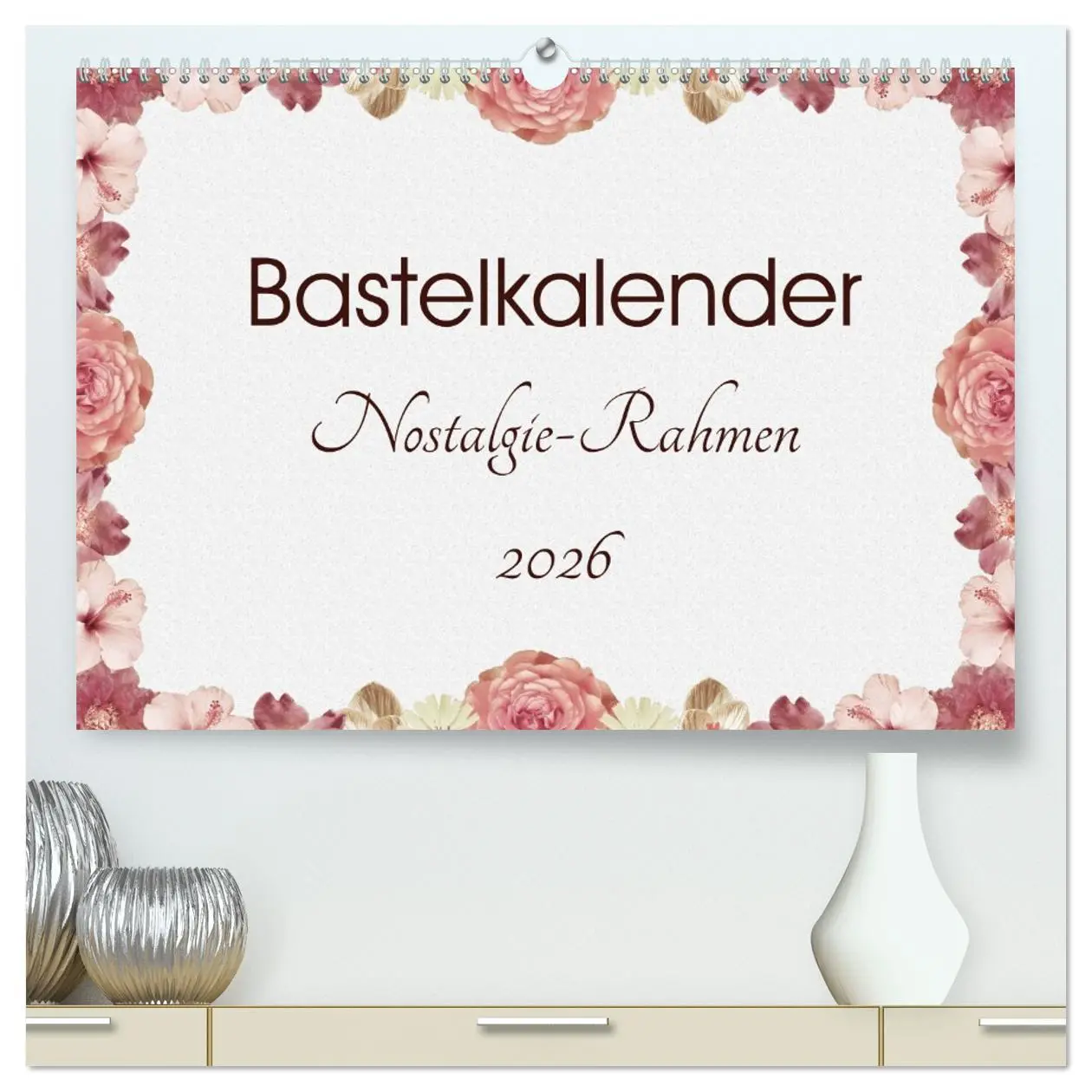 Cover: 9783516050011 | Bastelkalender Nostalgie-Rahmen 2026 (hochwertiger Premium...
