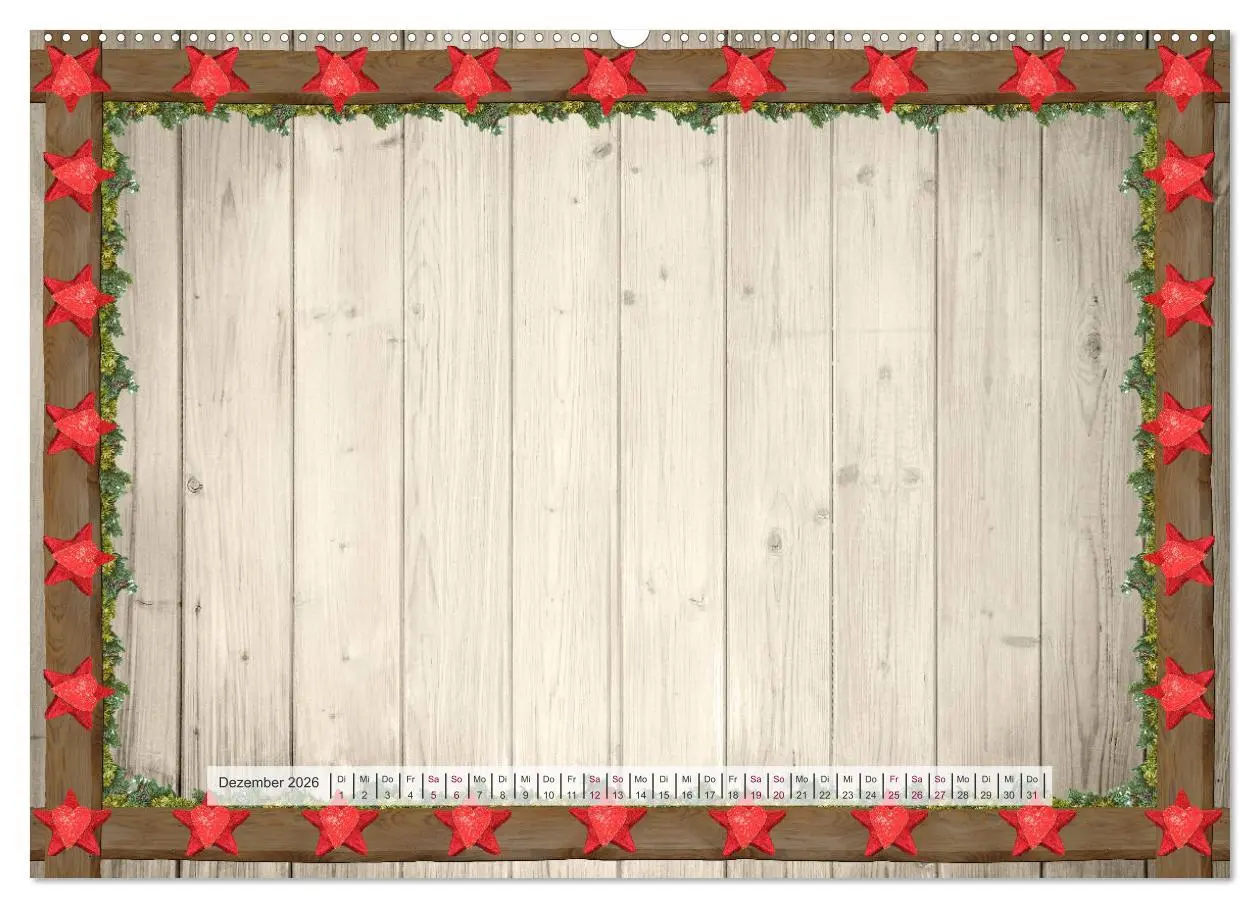 Bild: 9783516050011 | Bastelkalender Nostalgie-Rahmen 2026 (hochwertiger Premium...