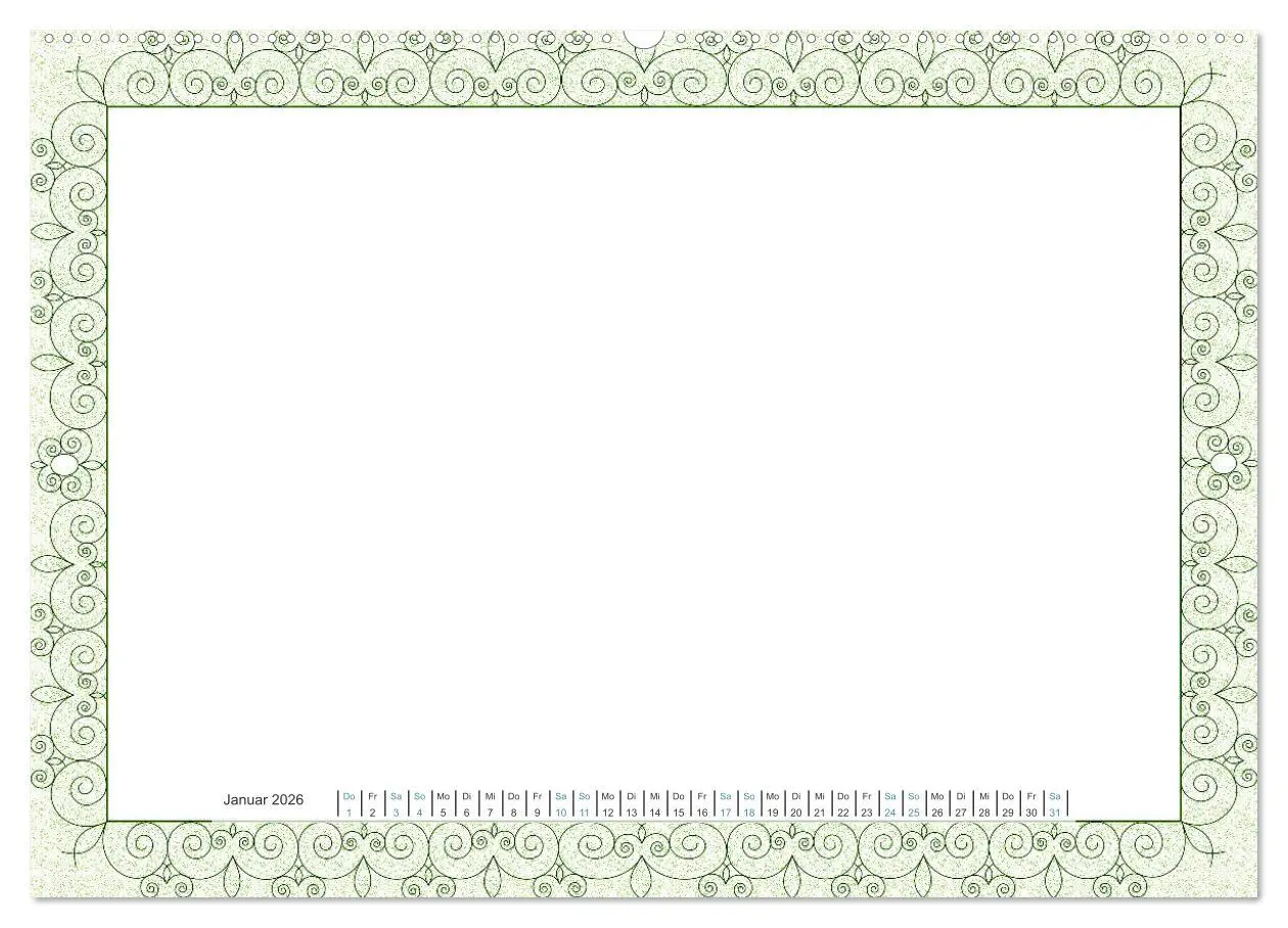 Bild: 9783516050011 | Bastelkalender Nostalgie-Rahmen 2026 (hochwertiger Premium...