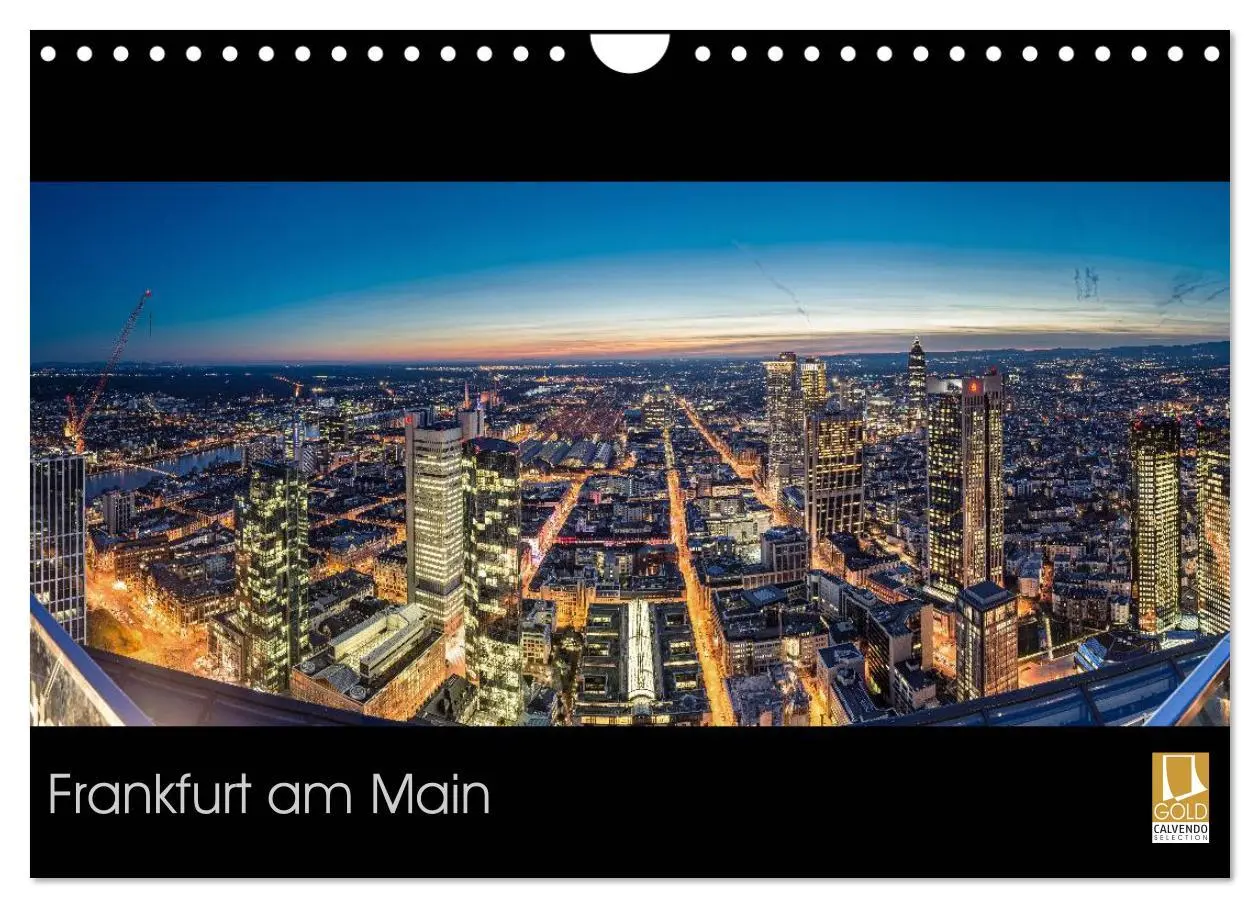 Cover: 9783516120011 | Frankfurt am Main (Wandkalender 2026 DIN A4 quer), CALVENDO...
