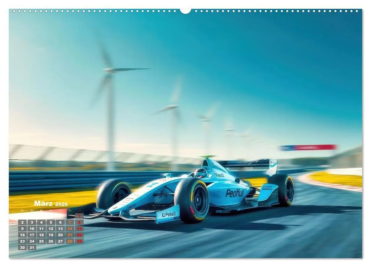 Bild: 9783516670011 | Formel E, Strom, Speed und Sieg (hochwertiger Premium Wandkalender...