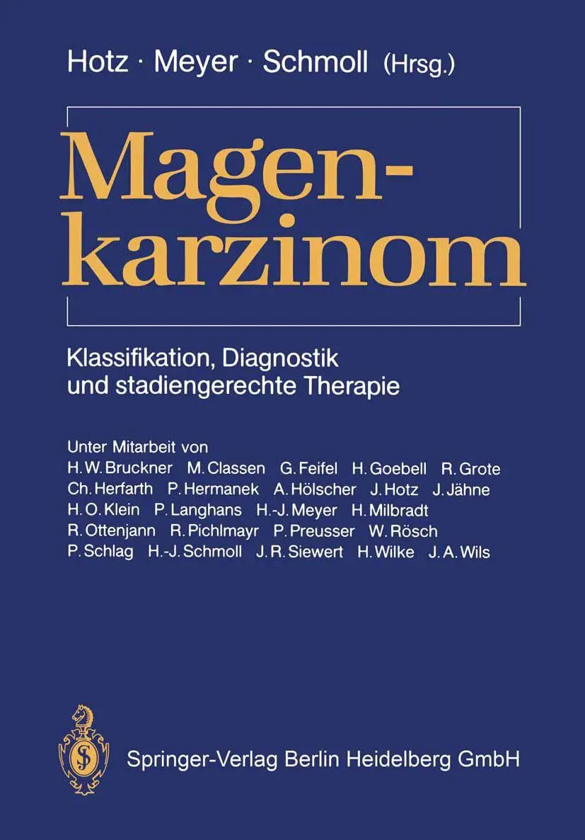 Cover: 9783540190011 | Magenkarzinom | H. -J. Meyer (u. a.) | Taschenbuch | xiv | Deutsch