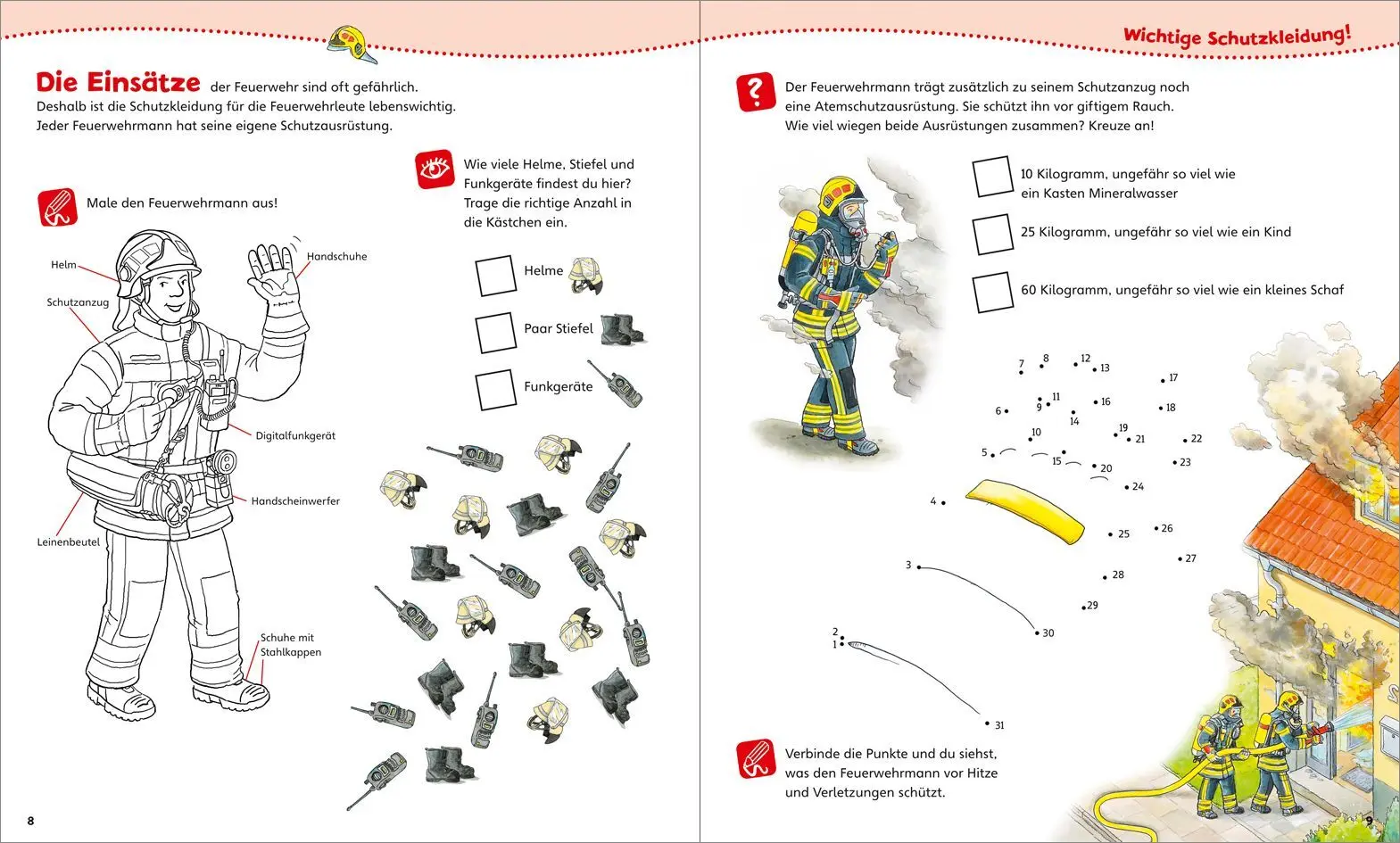 Bild: 9783788620011 | WAS IST WAS Junior Mitmach-Heft Feuerwehr | Sabine Schuck | Buch