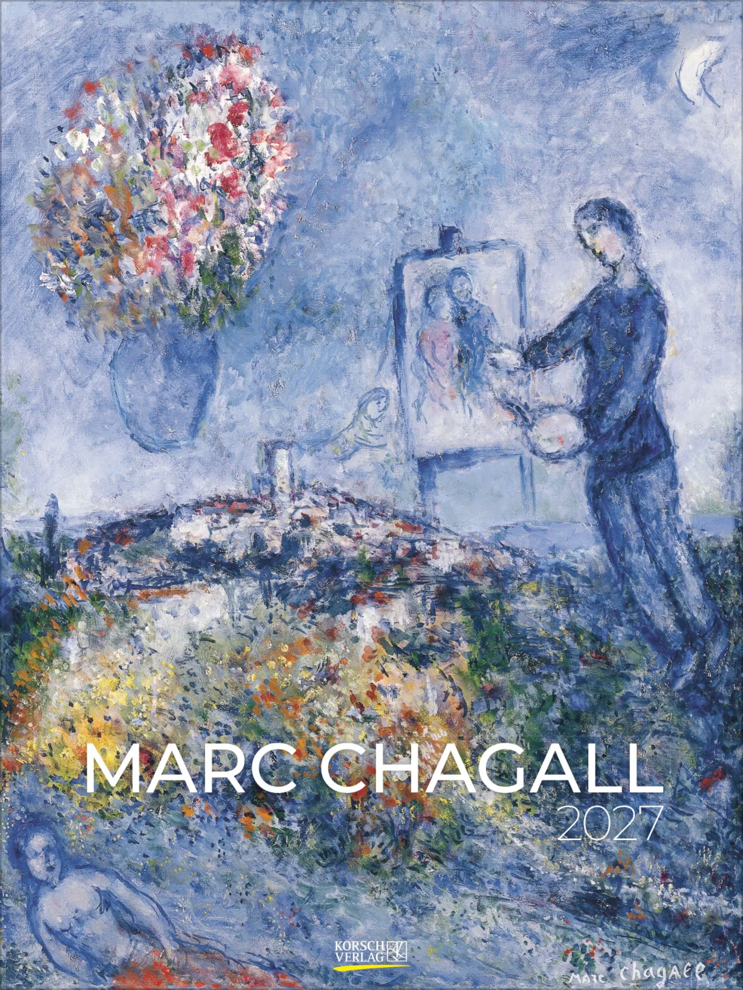 Cover: 9783819300011 | Marc Chagall 2027 | Verlag Korsch | Kalender | Spiralbindung | 14 S.