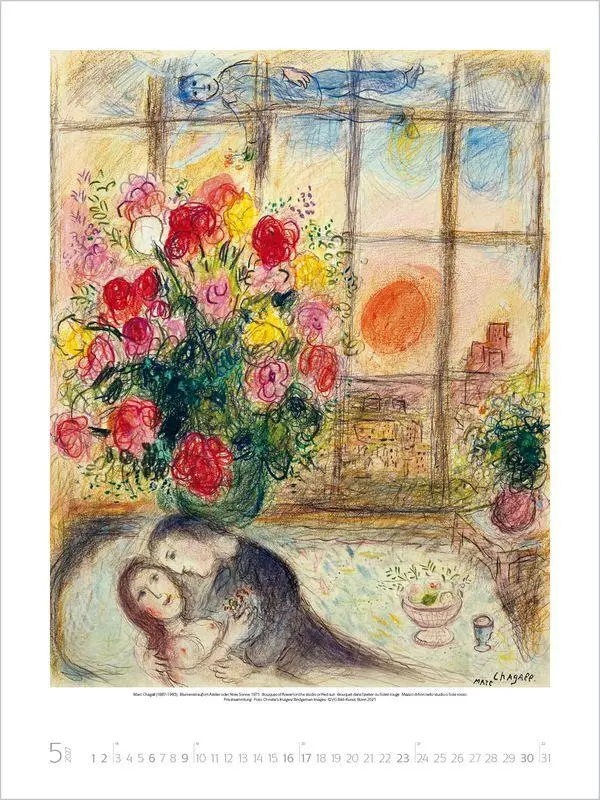 Bild: 9783819300011 | Marc Chagall 2027 | Verlag Korsch | Kalender | Spiralbindung | 14 S.