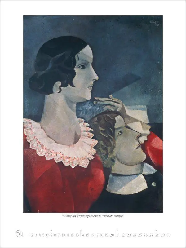 Bild: 9783819300011 | Marc Chagall 2027 | Verlag Korsch | Kalender | Spiralbindung | 14 S.