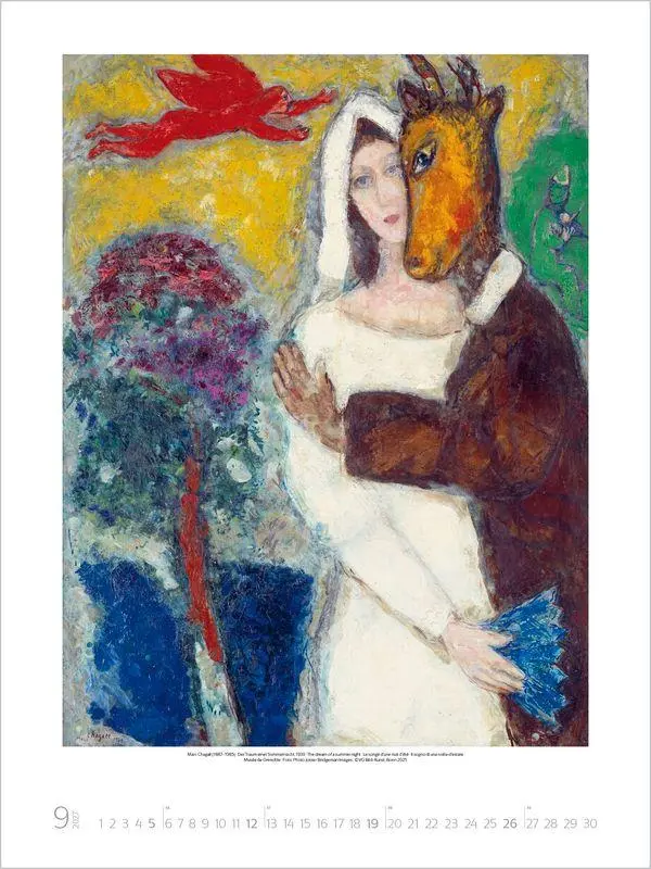 Bild: 9783819300011 | Marc Chagall 2027 | Verlag Korsch | Kalender | Spiralbindung | 14 S.