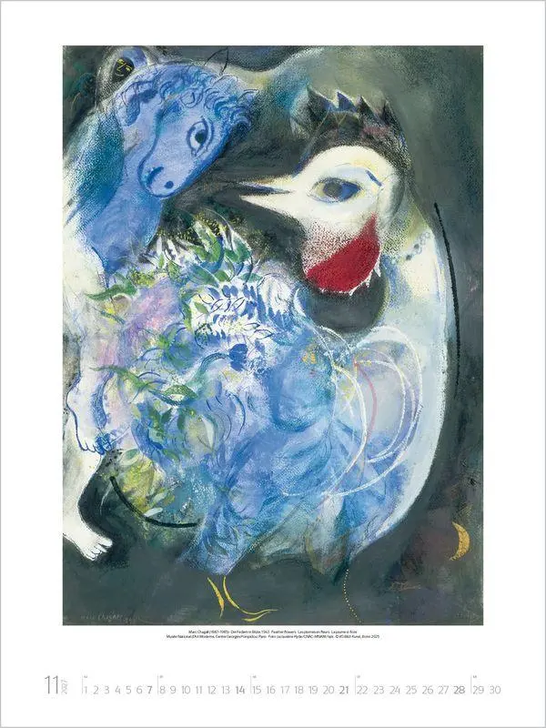 Bild: 9783819300011 | Marc Chagall 2027 | Verlag Korsch | Kalender | Spiralbindung | 14 S.
