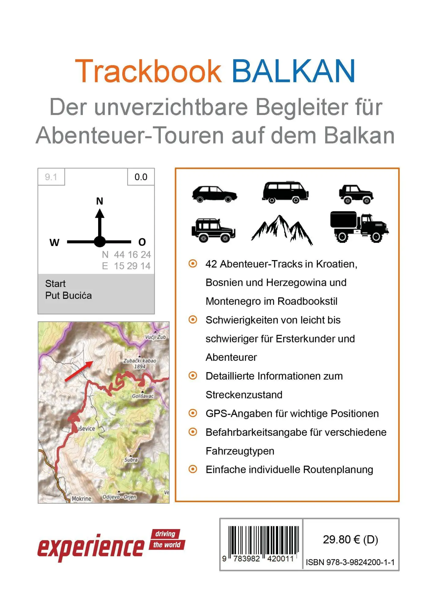 Bild: 9783982420011 | Trackbook Balkan | 42 Abenteuer-Routen für Vans, SUVs und Offroader