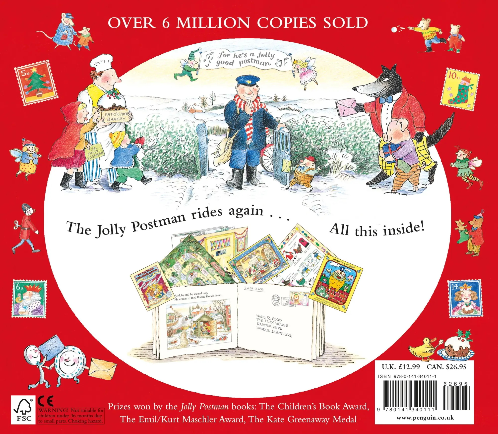 Rückseite: 9780141340111 | The Jolly Christmas Postman | Janet Ahlberg (u. a.) | Buch | Englisch