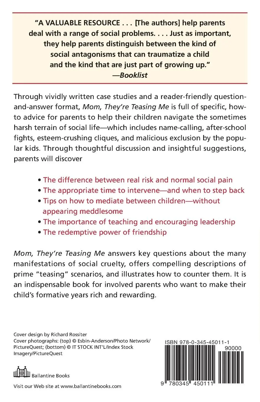 Rückseite: 9780345450111 | Mom, They're Teasing Me | Helping Your Child Solve Social Problems