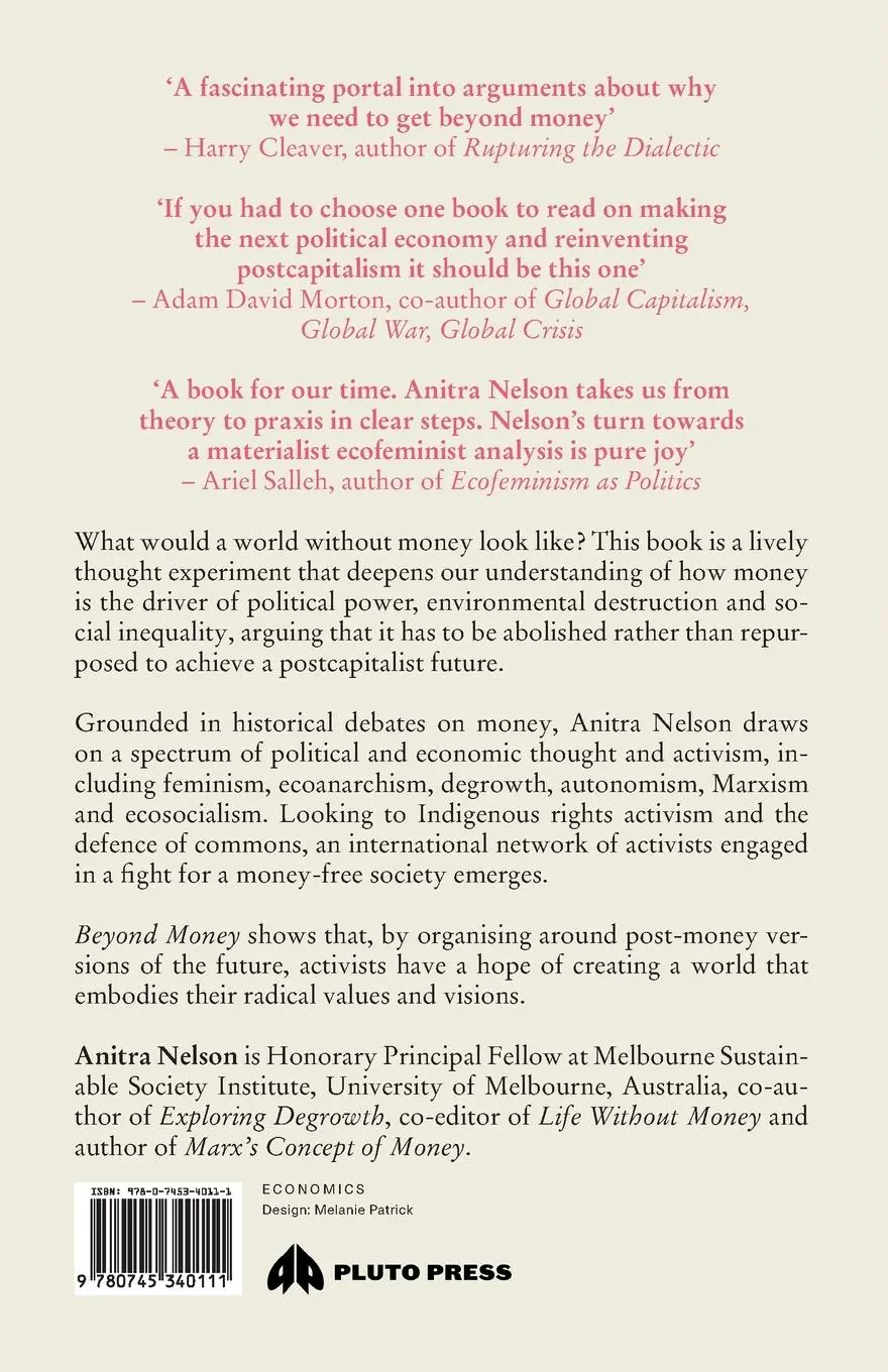 Rückseite: 9780745340111 | Beyond Money | A Postcapitalist Strategy | Anitra Nelson | Taschenbuch