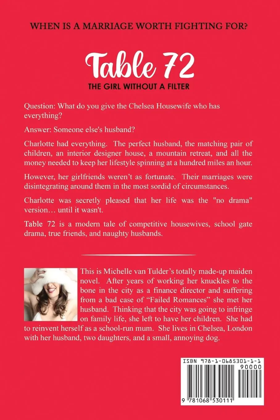 Rückseite: 9781068530111 | Table 72 | The Girl Without a Filter | Michelle van Tulder | Buch