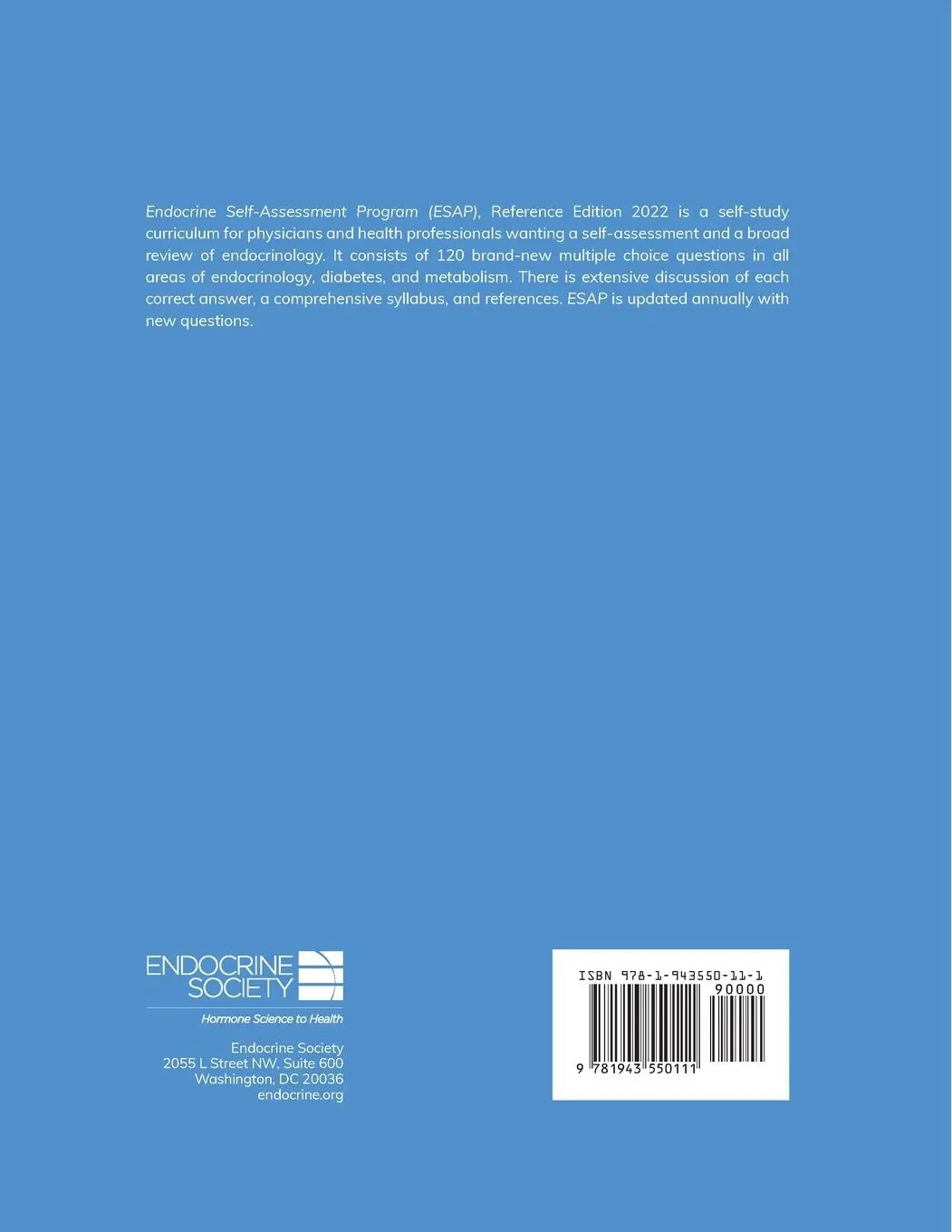 Rückseite: 9781943550111 | Endocrine Self-Assessment Program Questions, Answers, Discussions... Rückseite: 9781943550111 | Endocrine Self-Assessment Program Questions, Answers, Discussions...