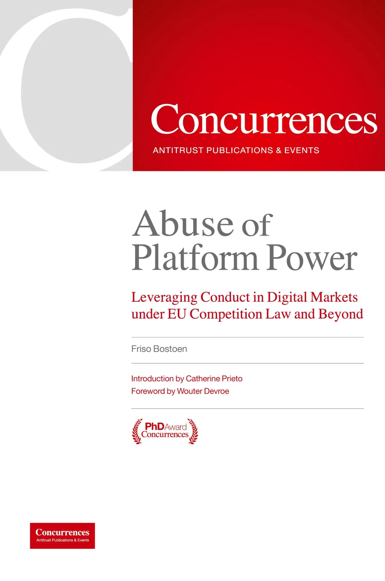 Cover: 9781954750111 | Abuse of Platform Power | Friso Bostoen | Taschenbuch | Englisch